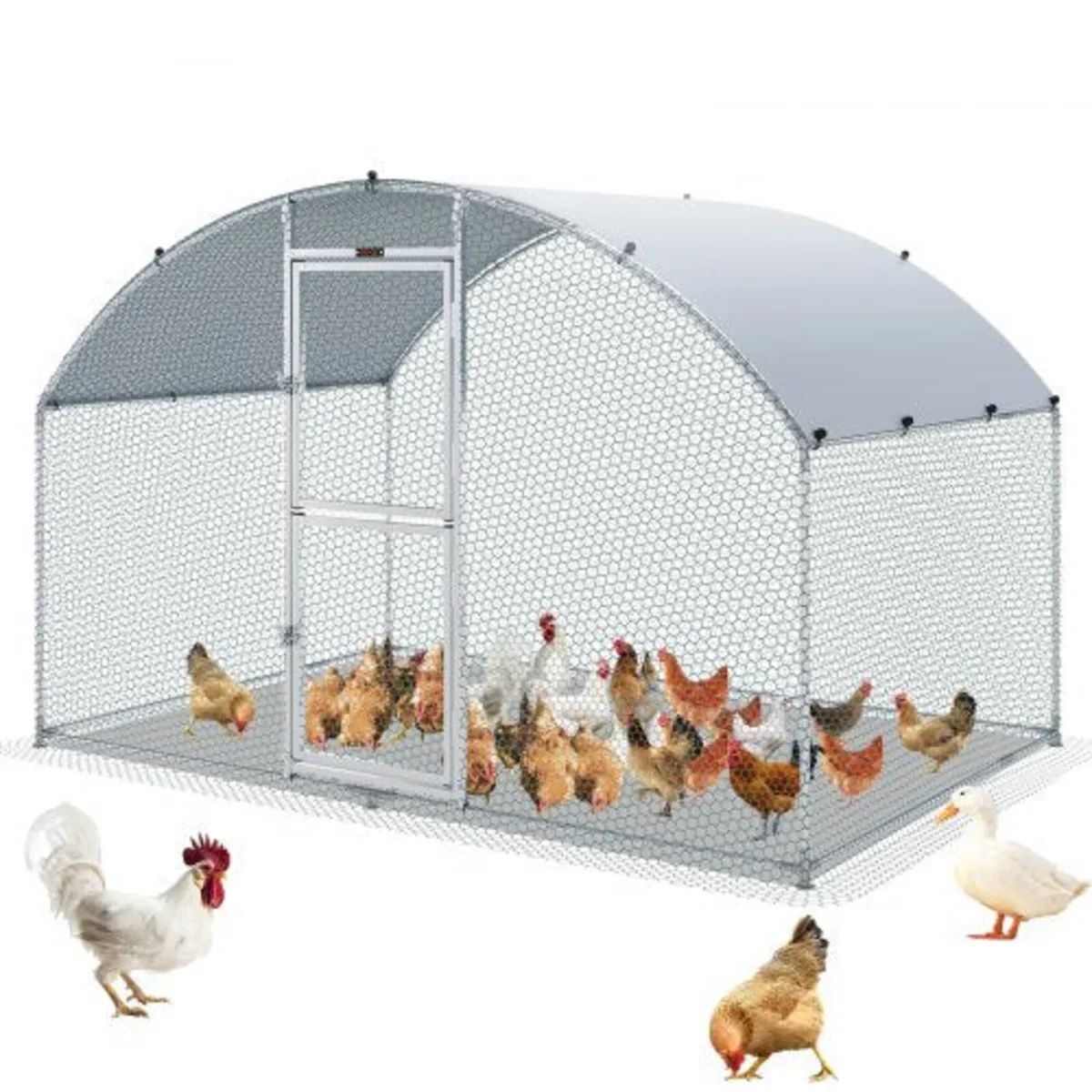 Large Metal Chicken Coop with Run, Walkin Chicken