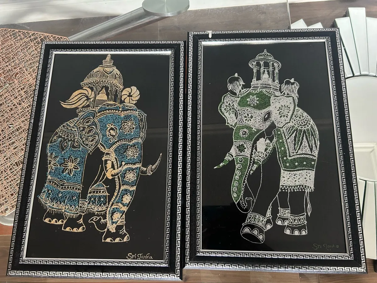 Beautiful Traditional Elephant Framed photos
