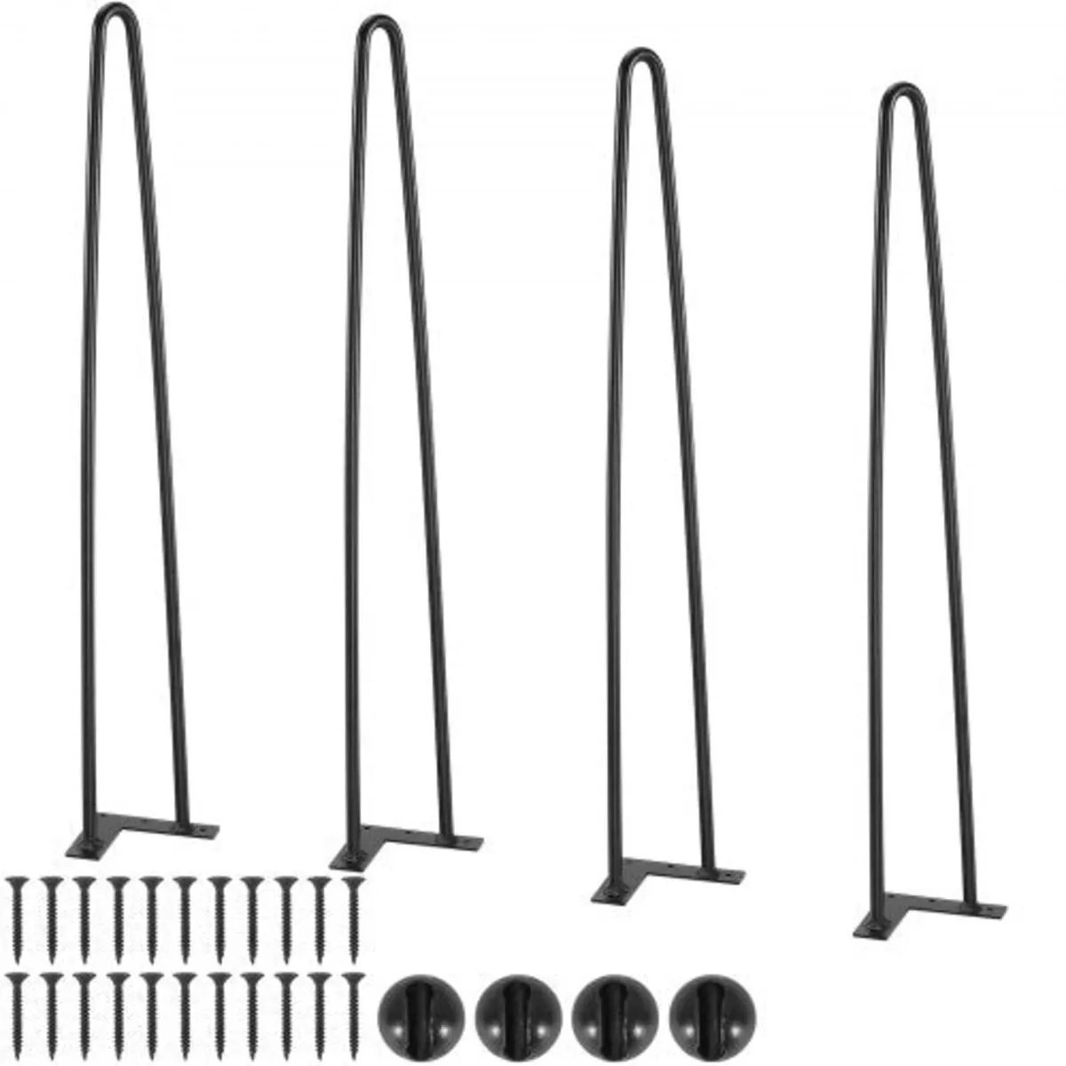 711.2MM Hairpin Furniture Legs, Metal Home DIY Pro