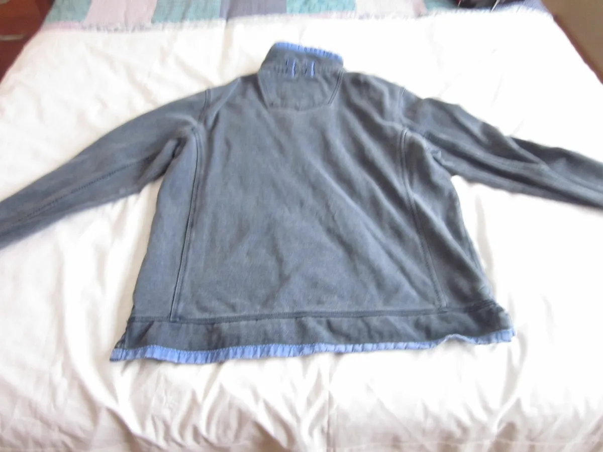 Fat Face Mens Zip Neck Sweatshirt  Jumper XL - Image 3
