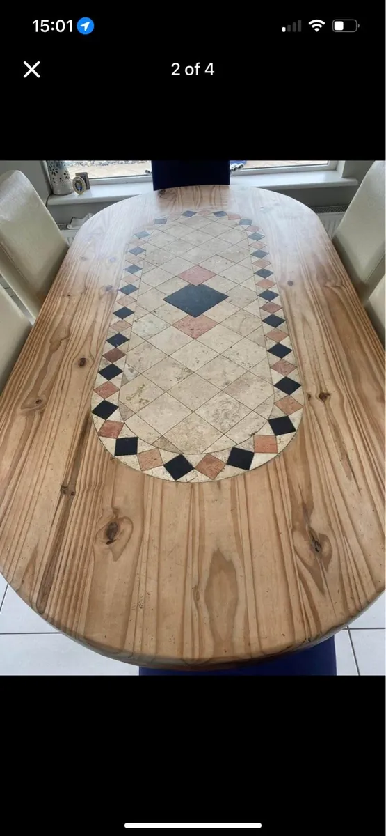 Beautiful Mexican Pine table - Image 2