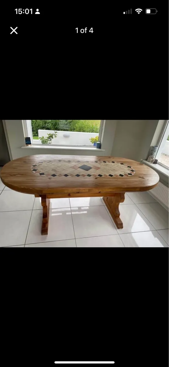 Beautiful Mexican Pine table - Image 3