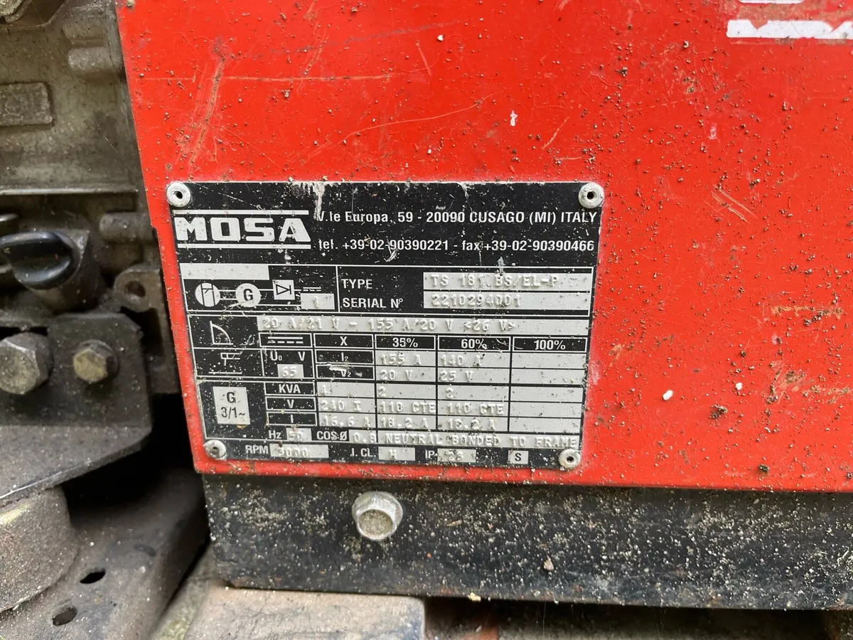MOSA PETROL GENERATOR WELDER - Image 2