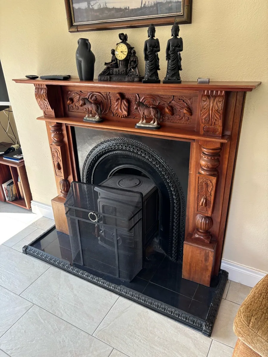 Timber fireplace - Image 1