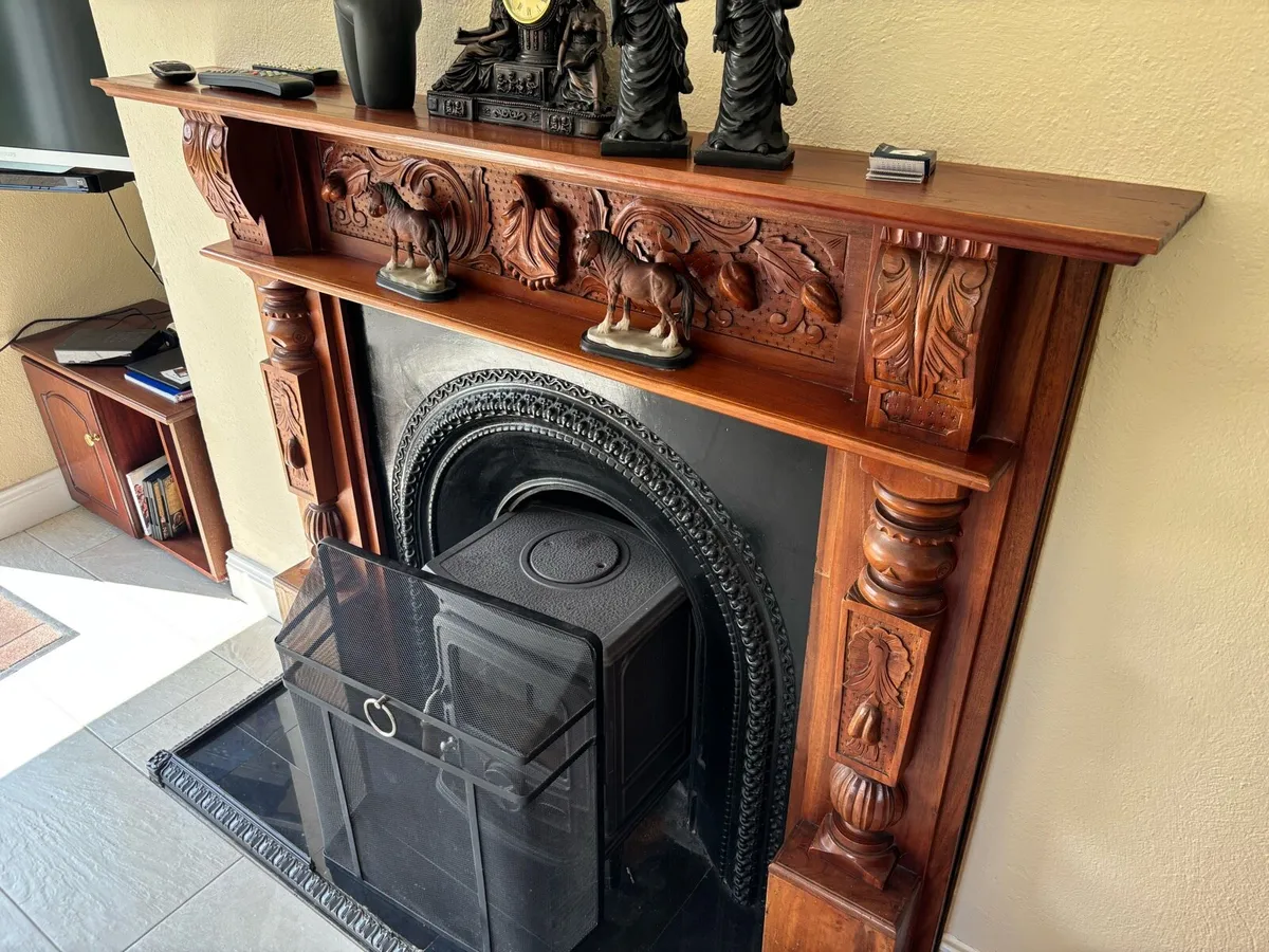 Timber fireplace - Image 2