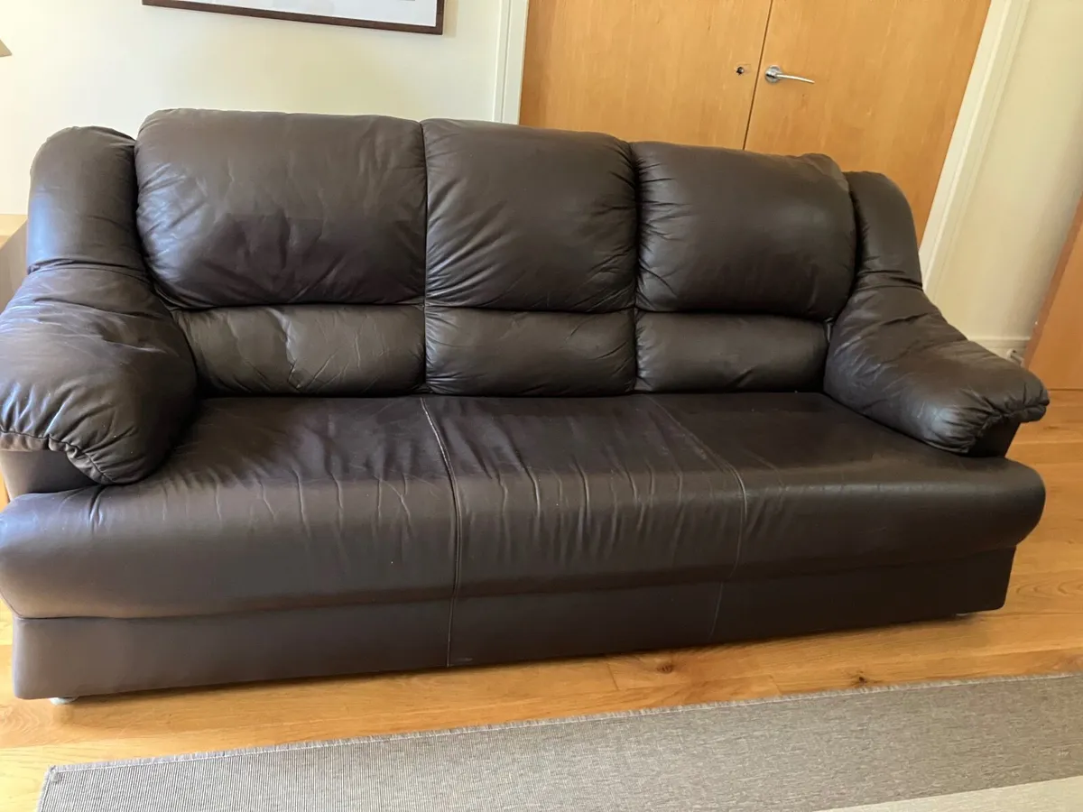 Leather sofas - Image 1