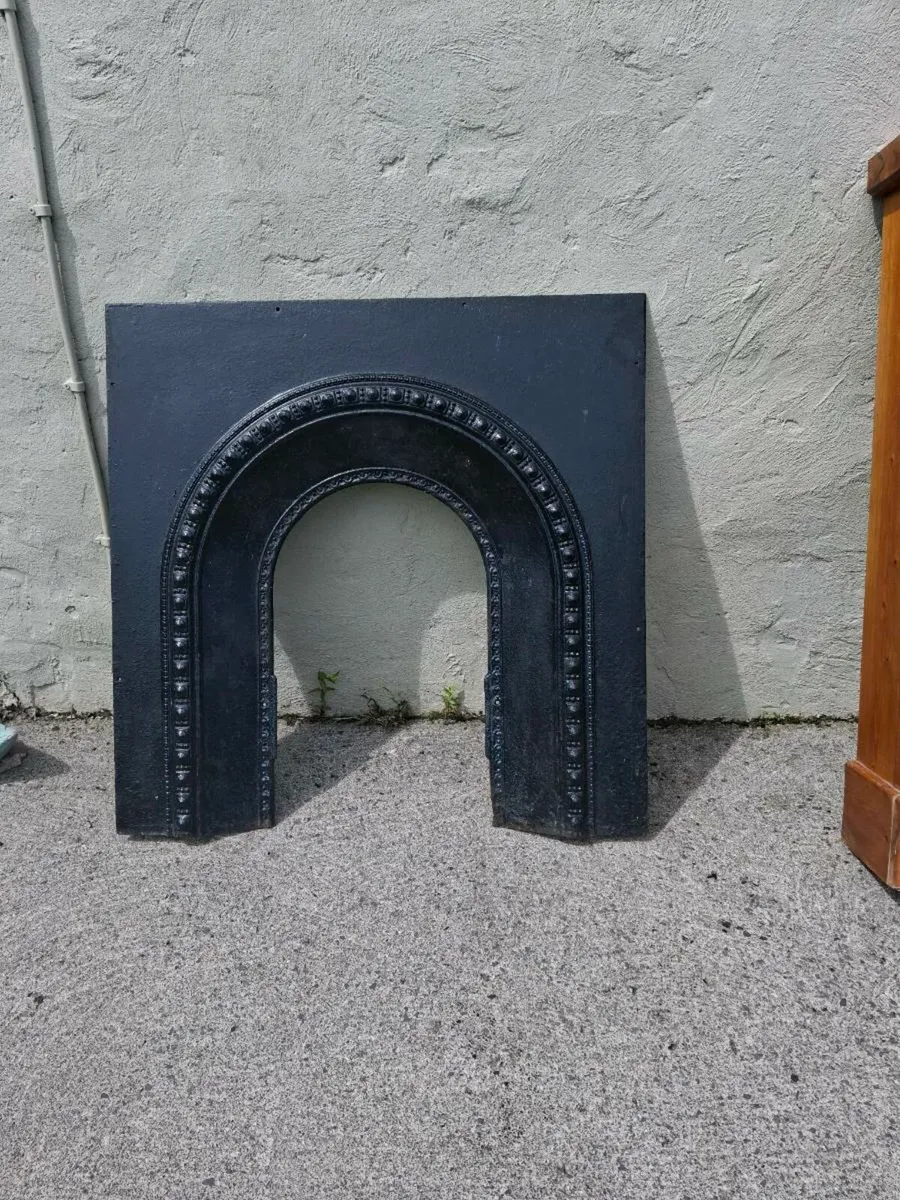 New Timber  fireplace  surround & cast iron insert - Image 3