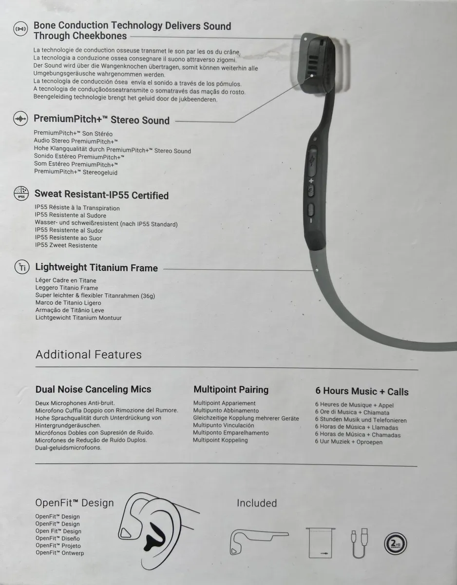 Aftershokz Titanium Headphones - Image 2