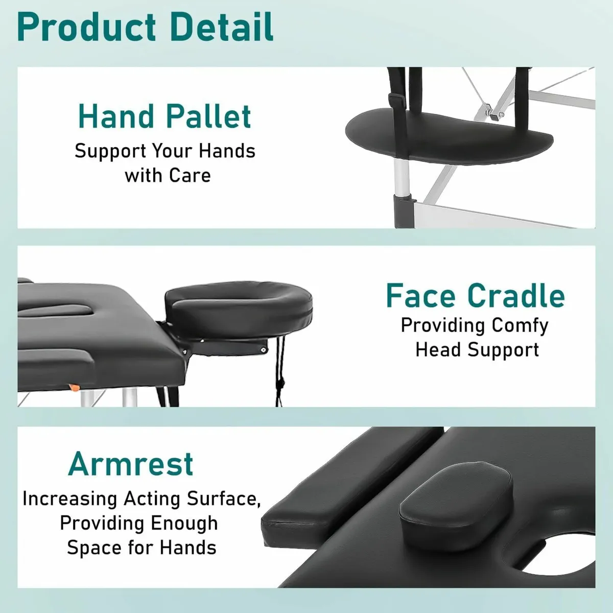 Massage Table Portable Massage Bed Spa Bed - Image 4