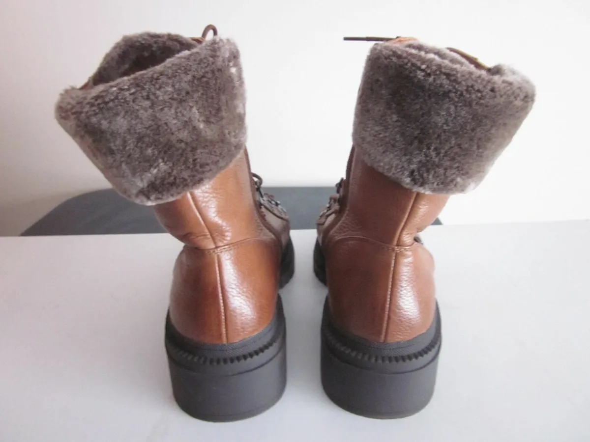 Regarde Le Ciel Tan Leather Boots UK7 - Image 3