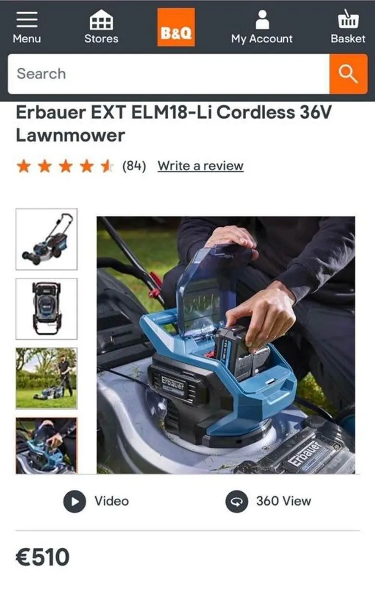 Lawnmower cordless - Image 1