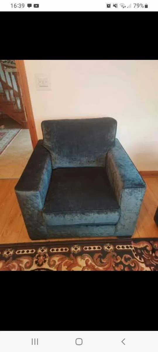 Couch, Chair and Footstool - Image 2