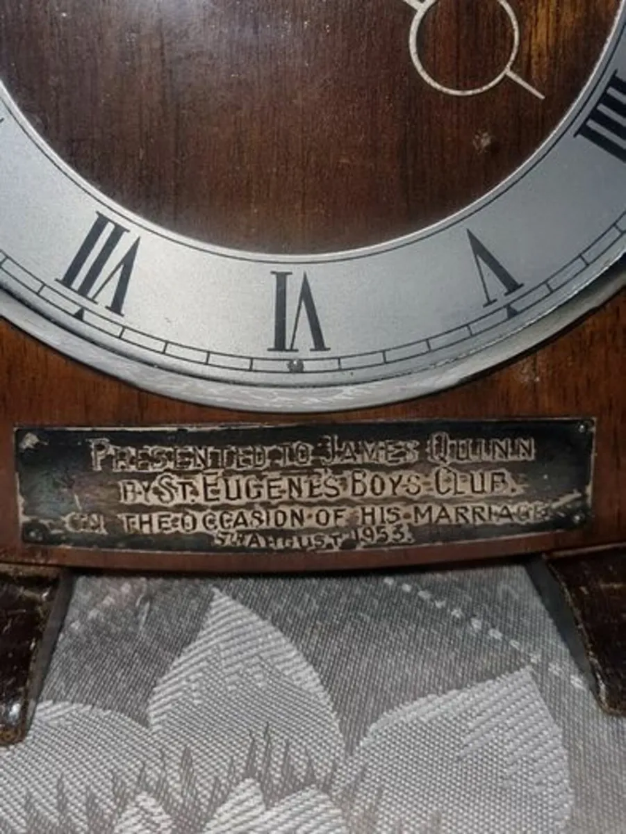 Wooden Desk/Mantel Clock - Image 4