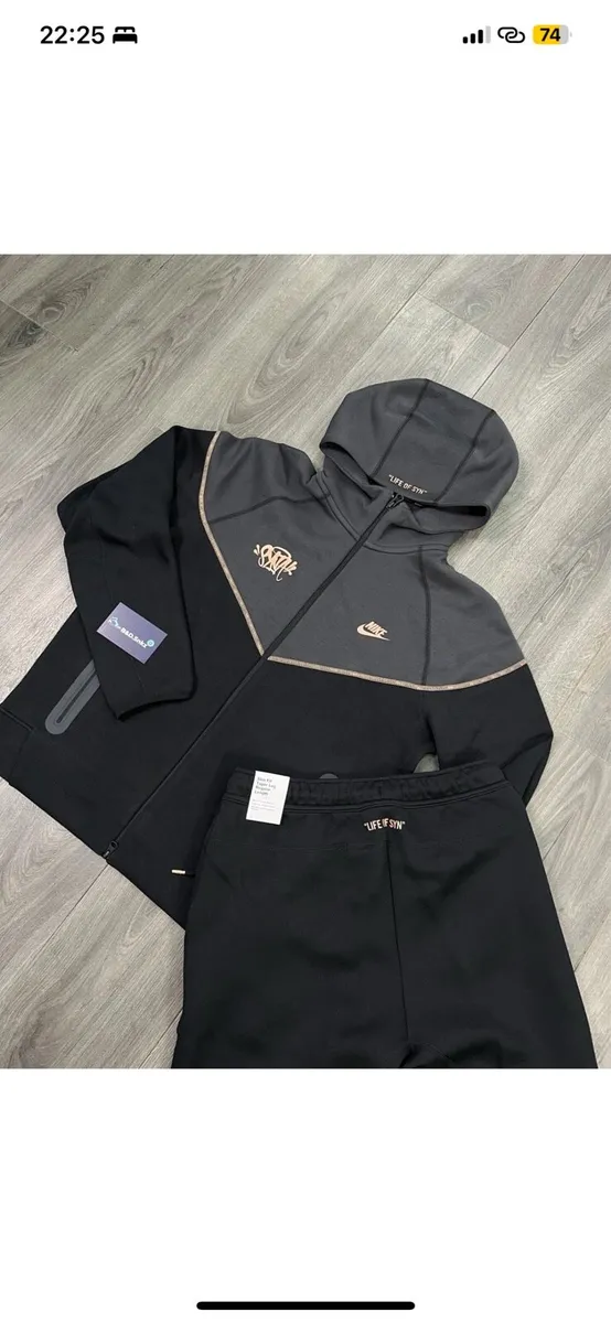 Syna World Central Cee x Nike Tech Tracksuit XS - Image 2