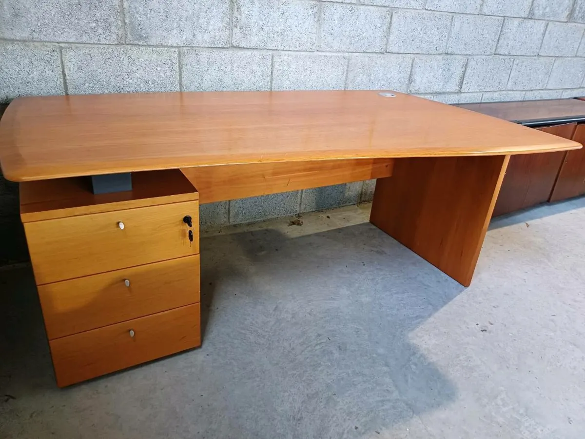 Chestnut Office Desk - Image 4