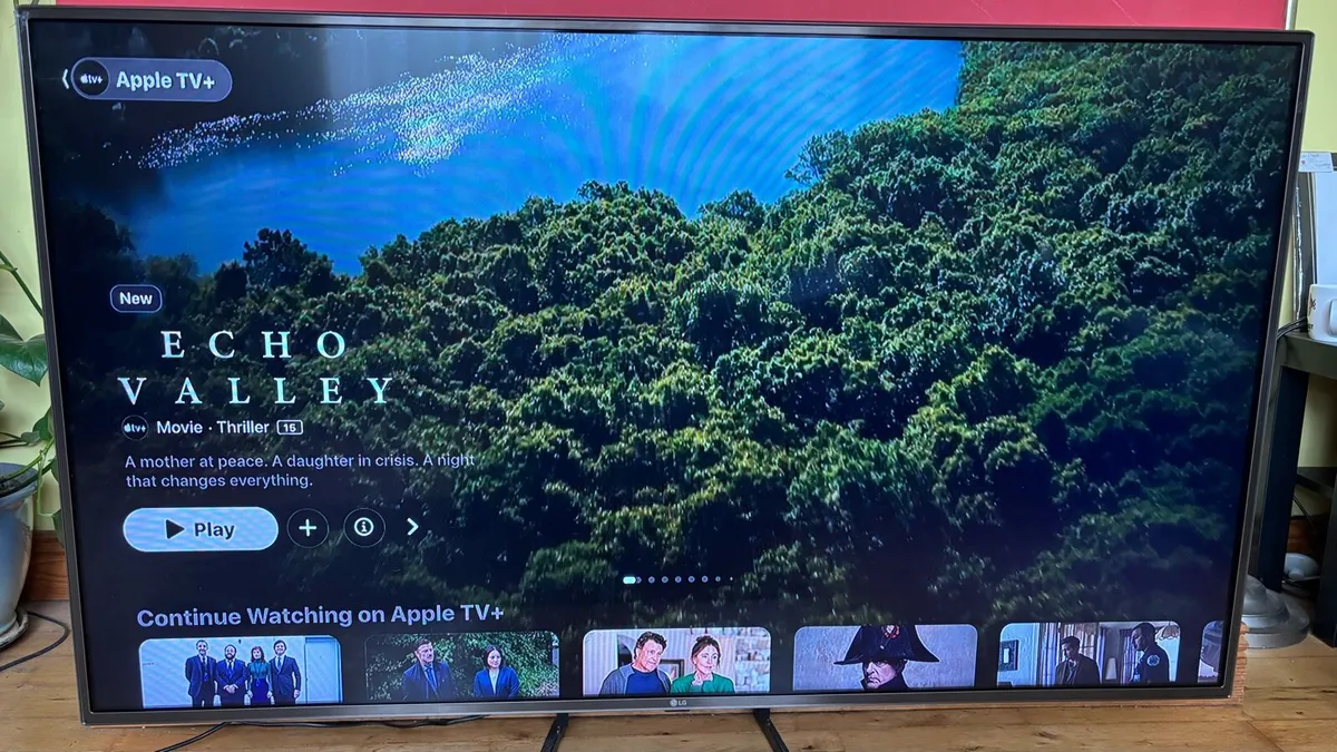 55” LG TV with Roku Express Smart Streamer - Image 1