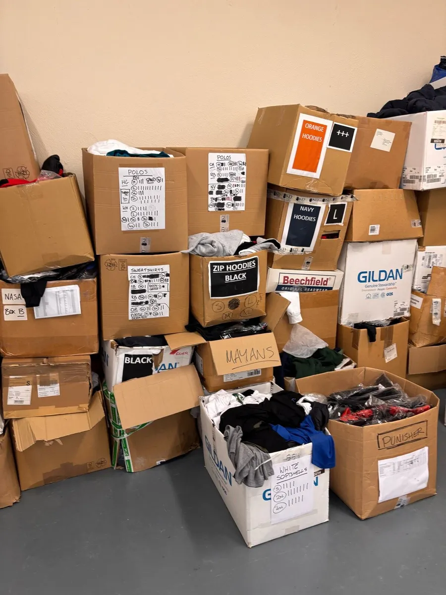 Clothing Stock Tees Hoodies etc 3000+ Items - Image 2
