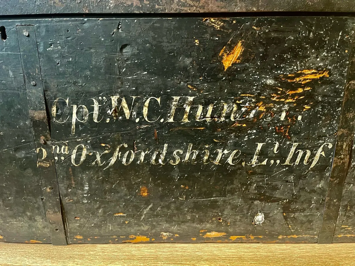 Victorian Officers Chest - Image 2