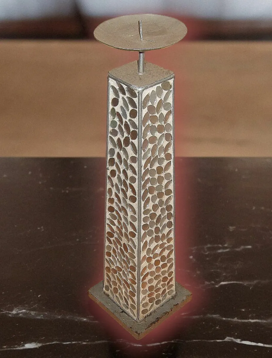 Harrods Vintage 'Marseille' Pillar Candle Holder - Image 4