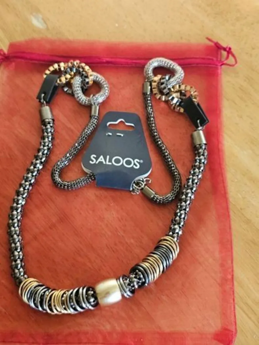 Costume Fancy Necklace / Vintage / NEW - Image 1