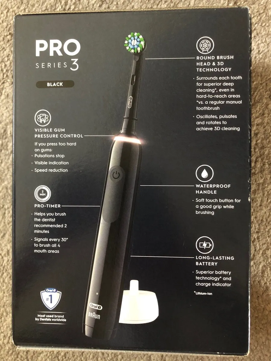 Oral-B, Pro Series 3, electric toothbrush. - Image 2