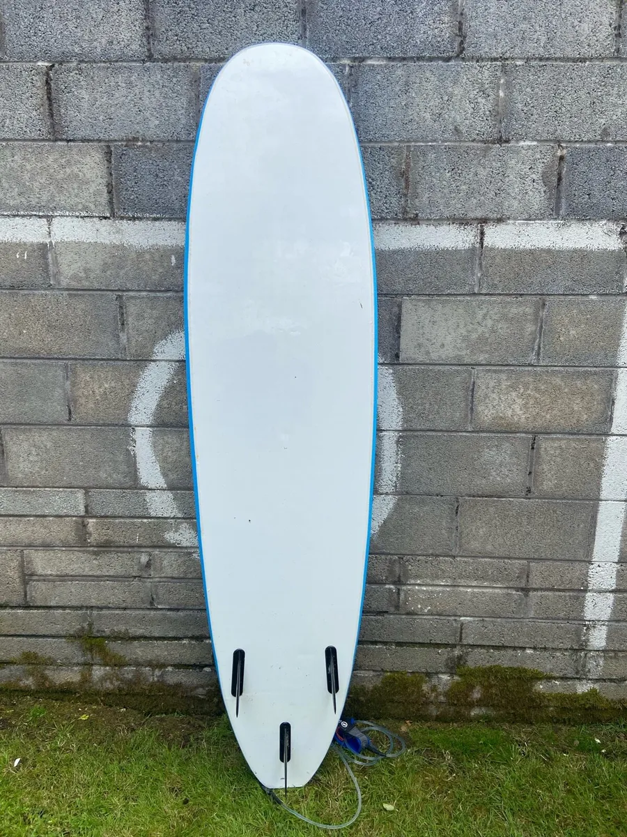 Soft top 7”6 surfboard. - Image 2
