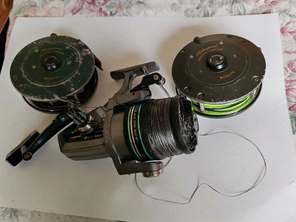 3 Shakespeare salmon reels