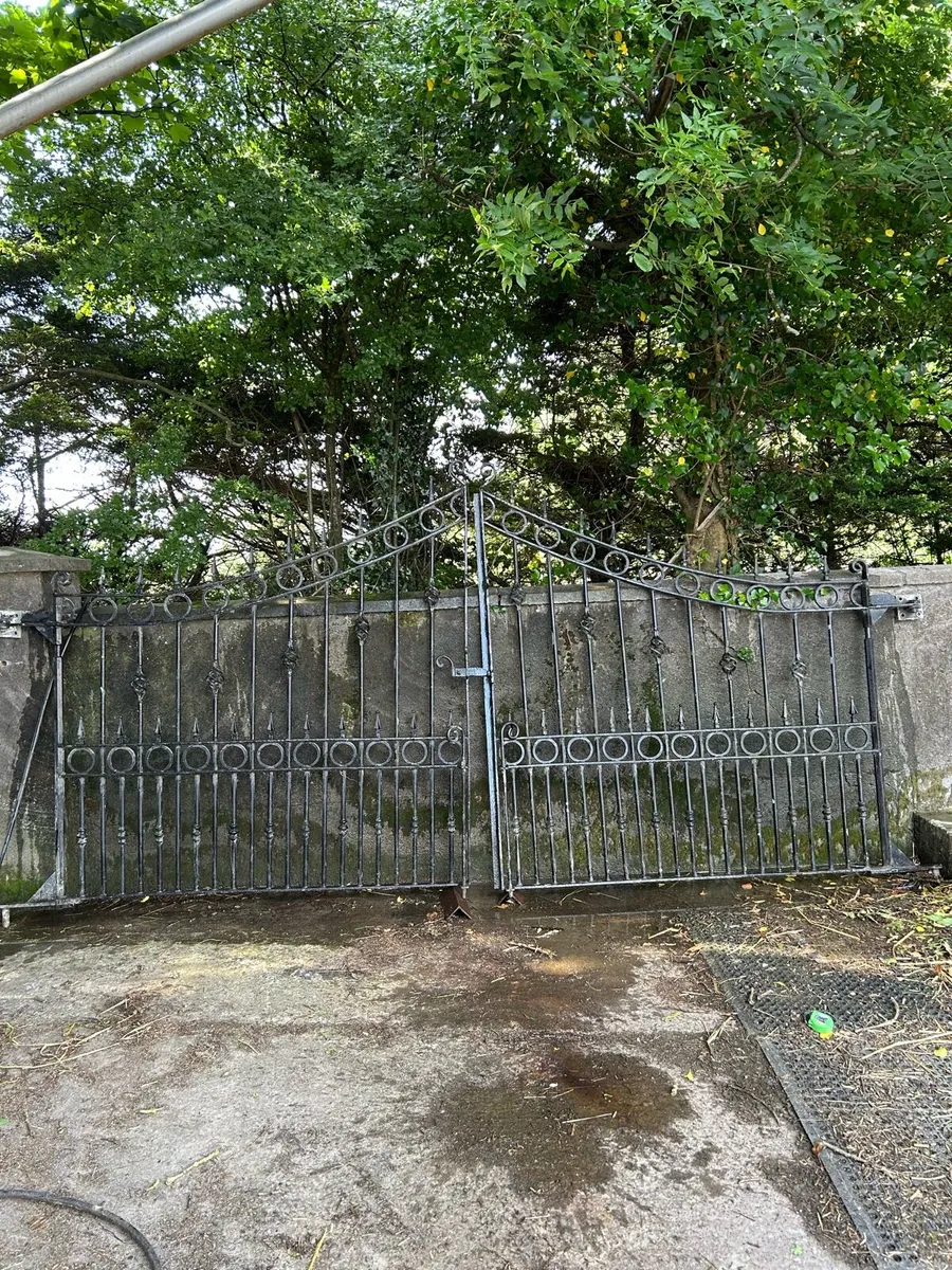Galvanised Entrance Gates - Image 1