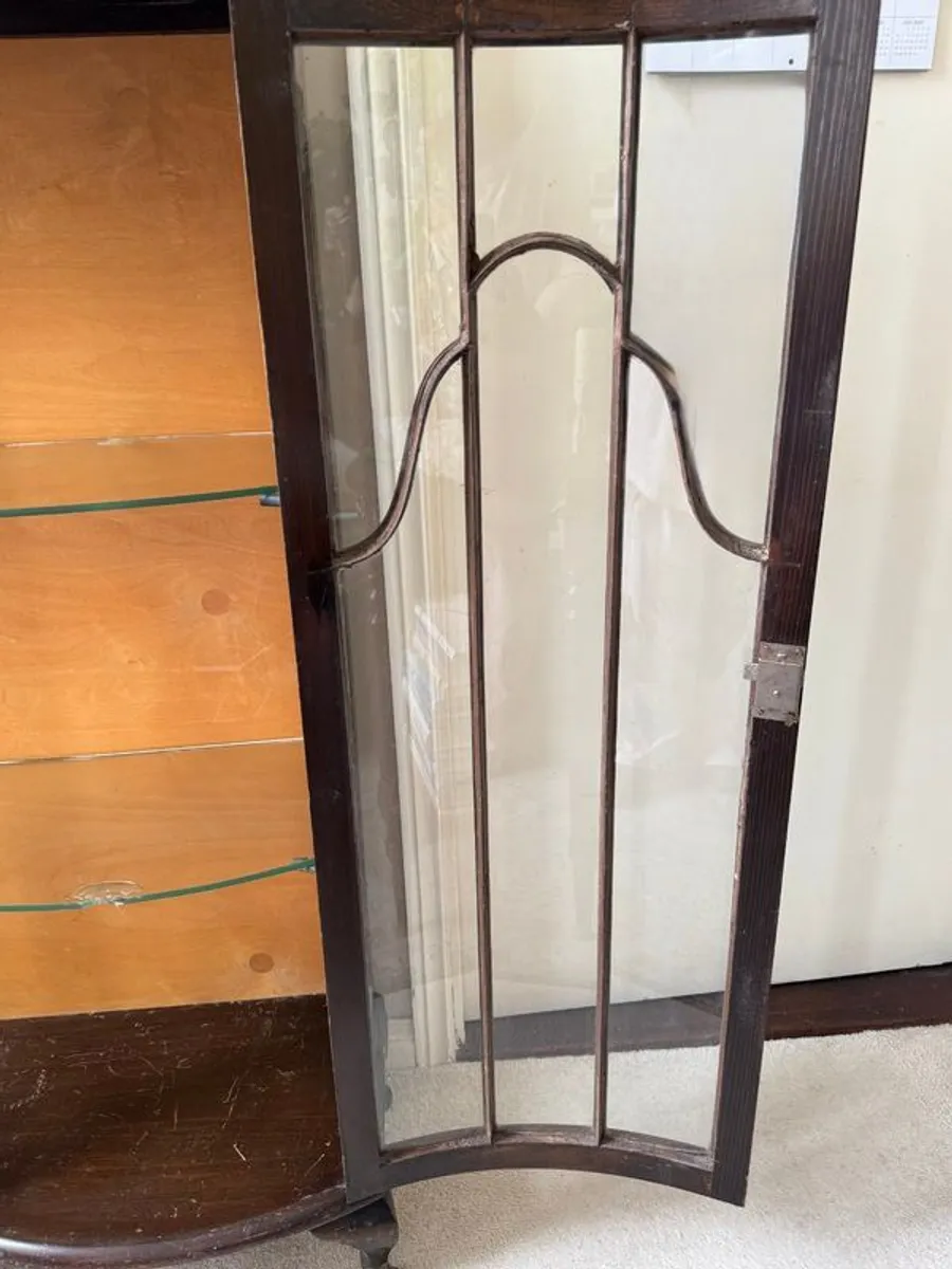 Fabulous Antique Glass Display Cabinet E 120 ONO - Image 4