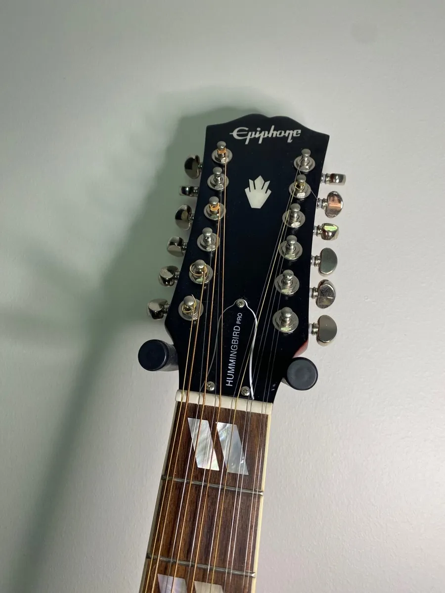 Epiphone Hummingbird 12 String Acoustic Guitar - Image 2