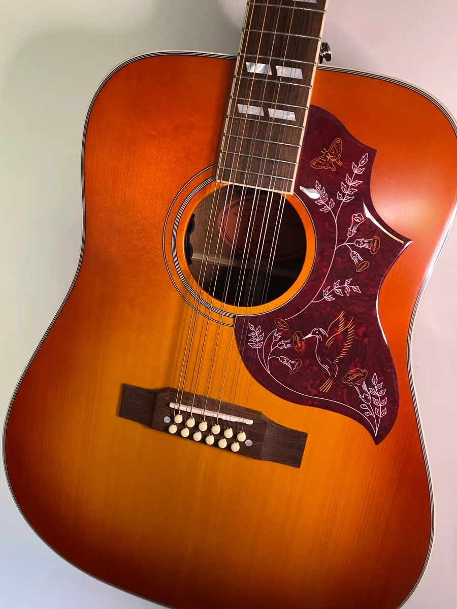 Epiphone Hummingbird 12 String Acoustic Guitar - Image 4