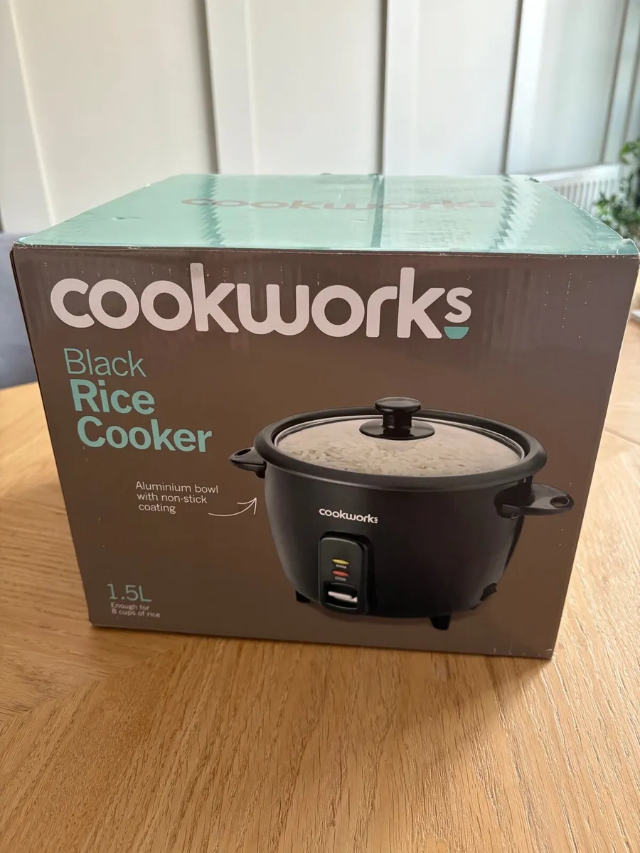 Cookworks 1.5L Rice Cooker (never used) - Image 1
