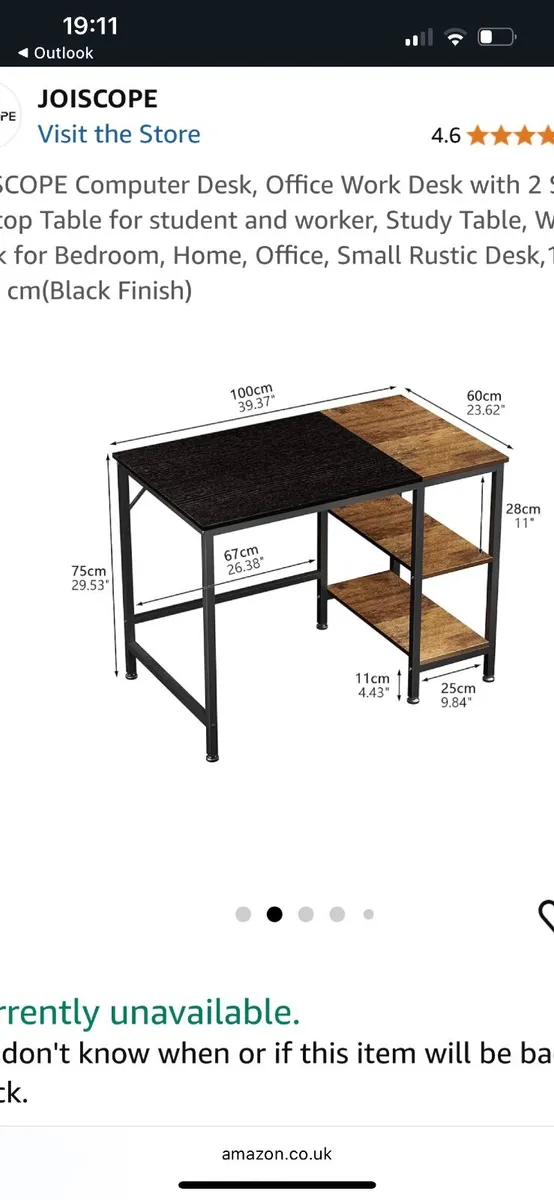 Computer desk - Image 1