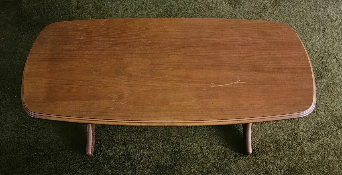 Mid-Century Style Vintage Coffee Table - Image 3