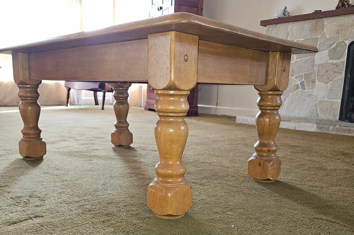 Solid Wood Coffee Table - Image 3