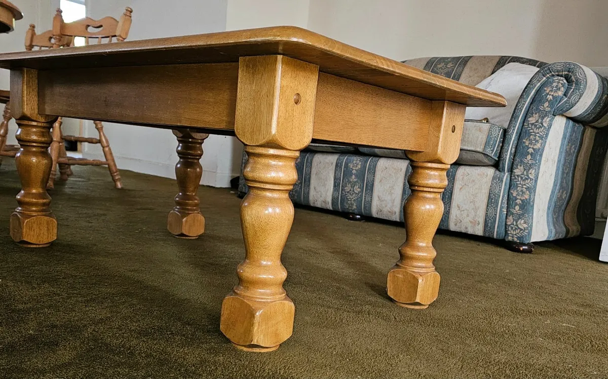 Solid Wood Coffee Table - Image 4