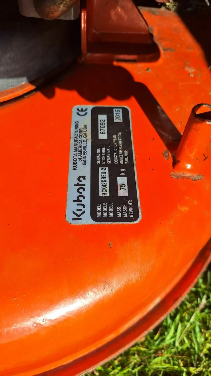 Kubota GR1600 ride on mower - Image 3