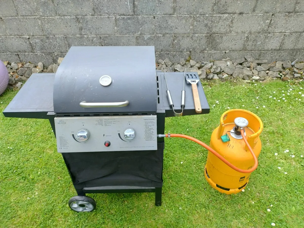 Gas Barbecue grill with cylinder - Image 1