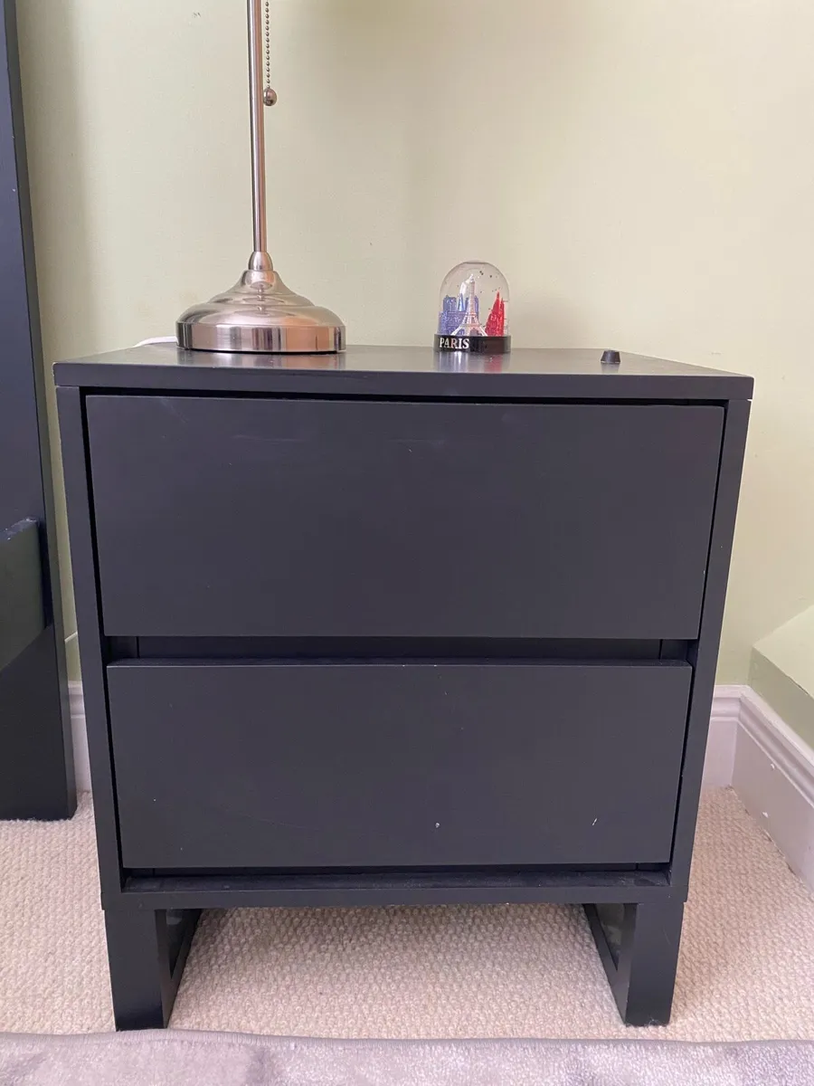 Single Bed frame and side locker - Image 2