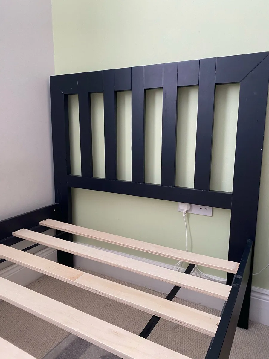Single Bed frame and side locker - Image 3