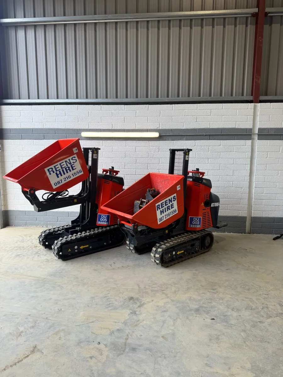 Micro diggers and track dumper hire - Image 4