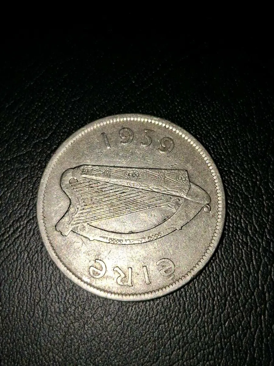 Irish half crown silver coin 1939 - Image 2