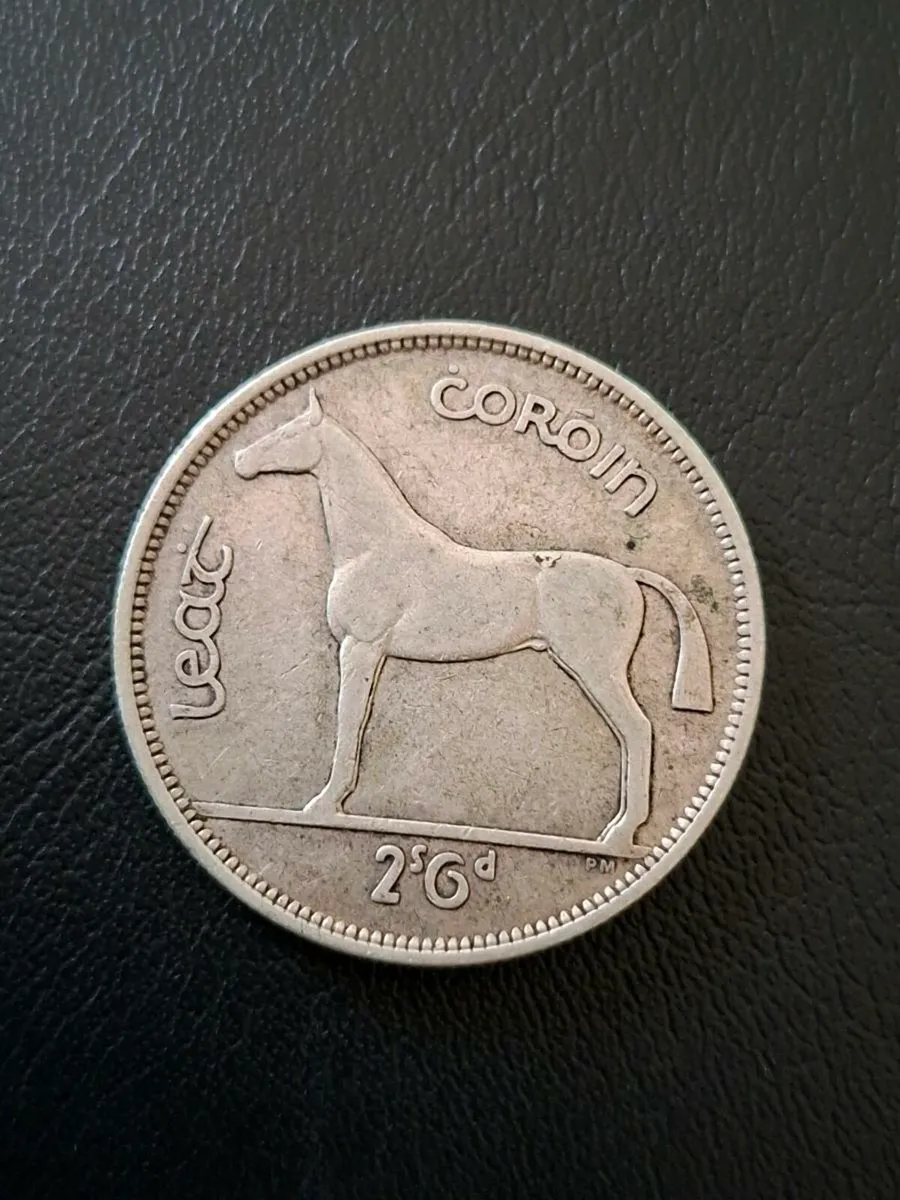 Irish silver half crown coin 1940 - Image 1