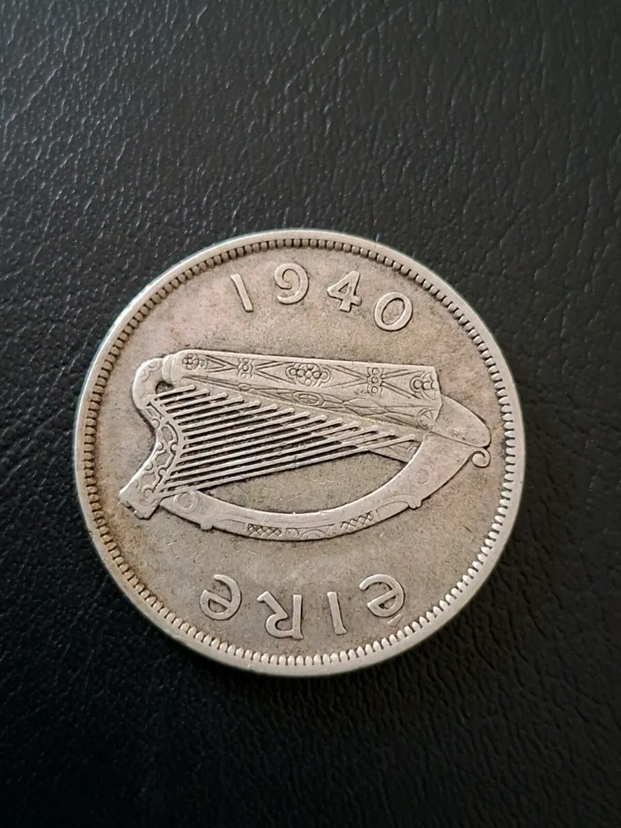 Irish silver half crown coin 1940 - Image 2