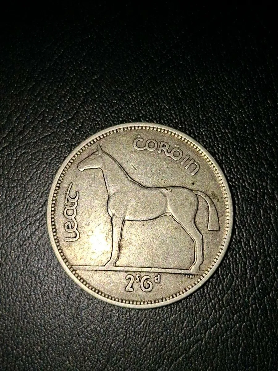 Irish silver half crown coin 1940 - Image 4