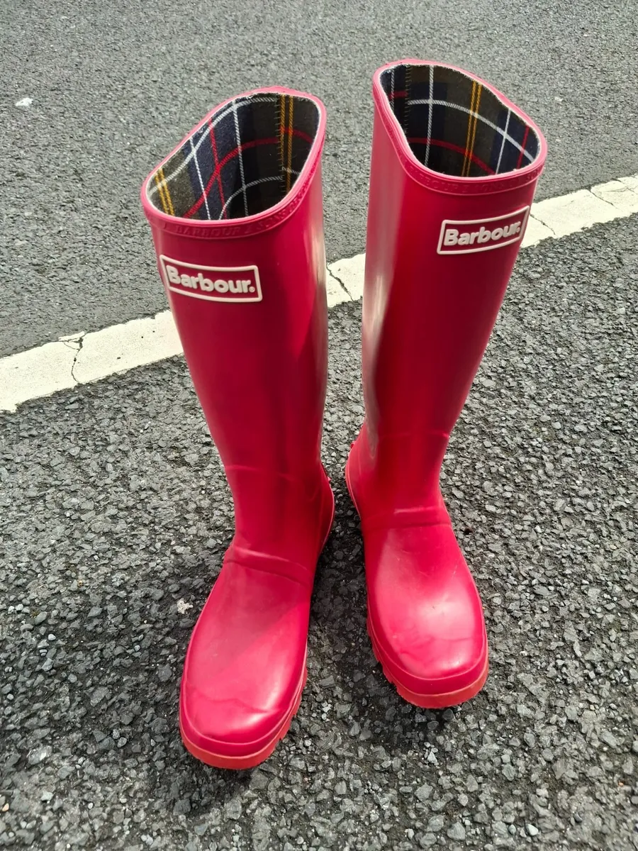 Barbour ladies wellie boot - Image 1