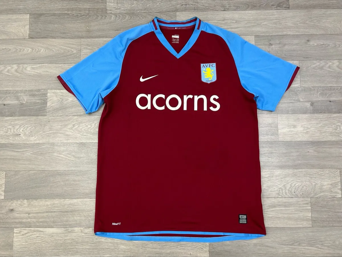Vintage 2008 Nike Aston Villa Home Jersey Mens XL - Image 1