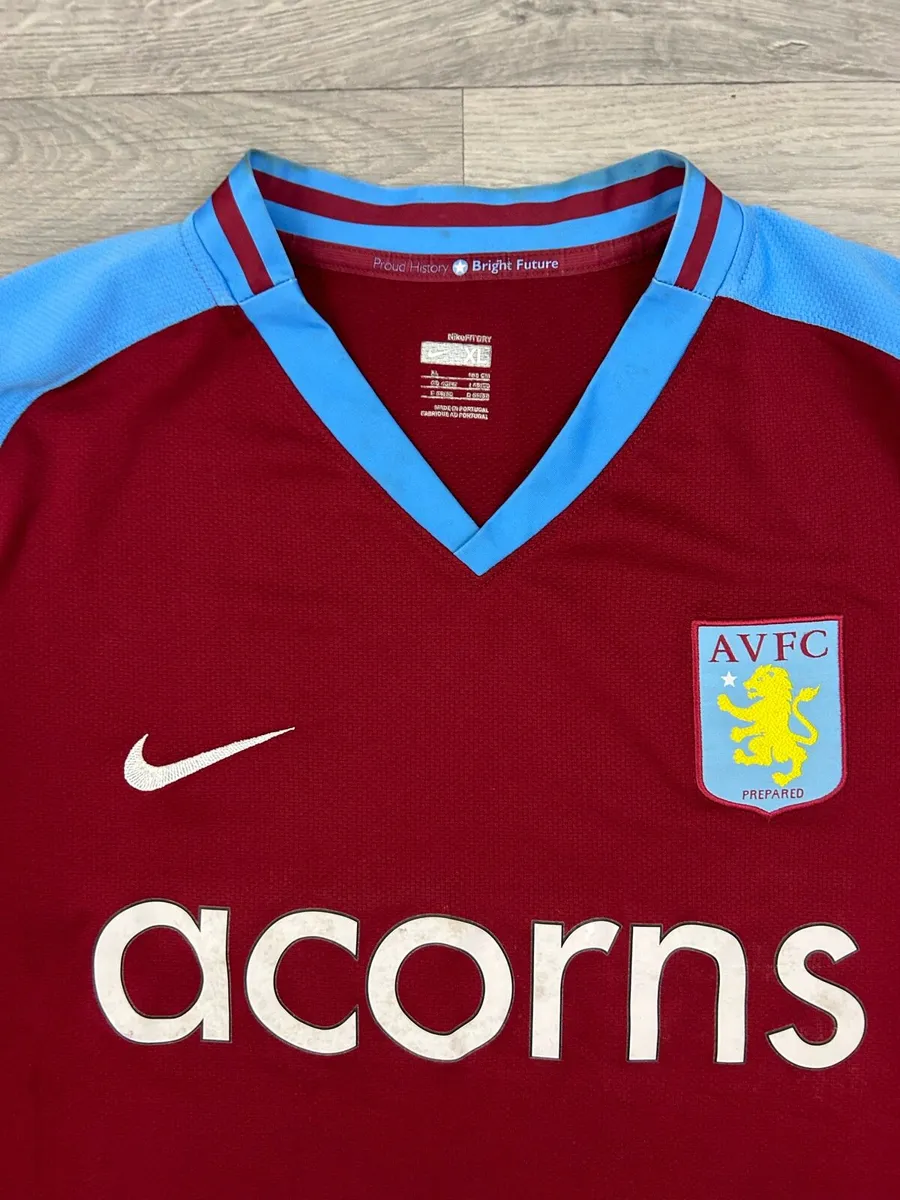 Vintage 2008 Nike Aston Villa Home Jersey Mens XL - Image 3