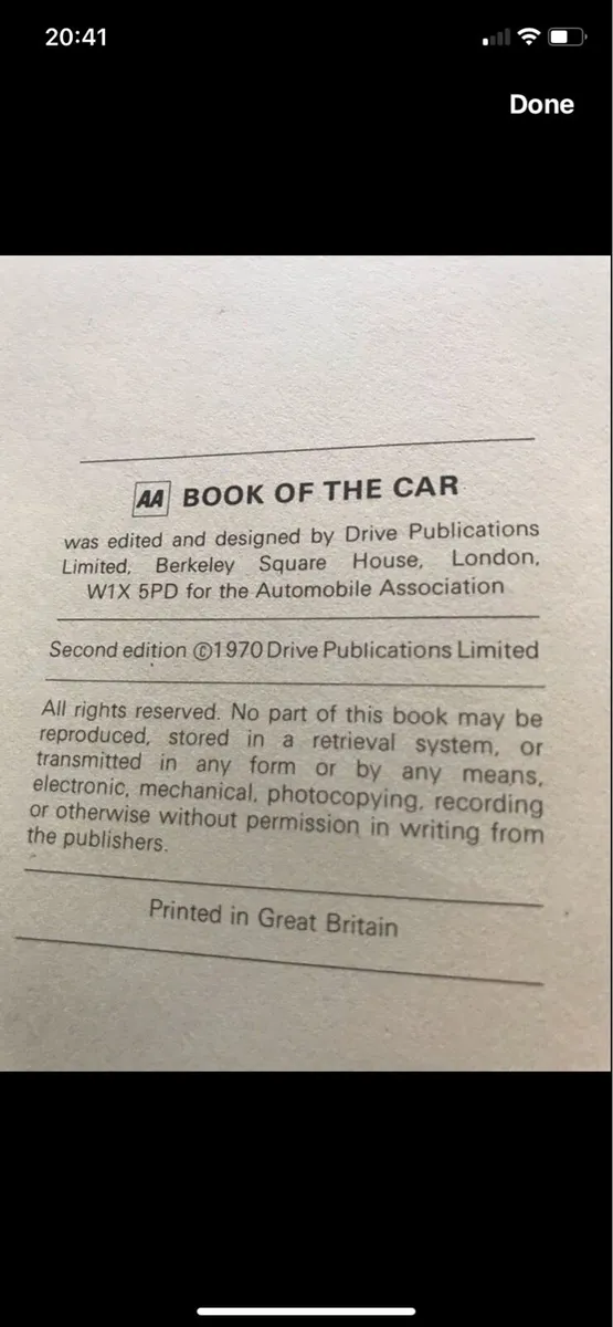 1970 AA Book of The Car - Image 3