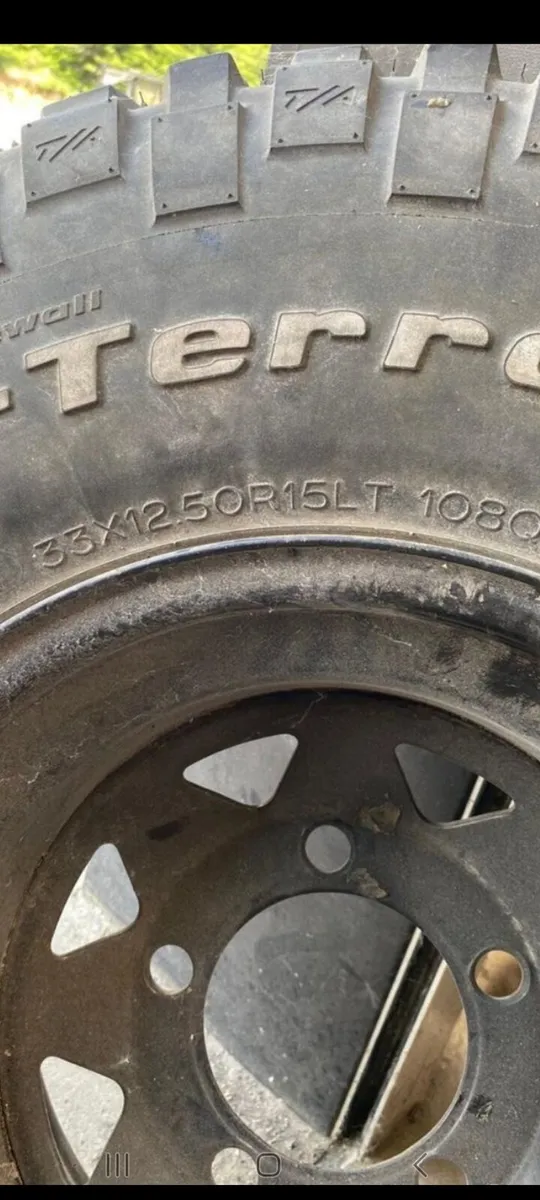 Bf goodridge 33inch x 15 mud terrain tyre x 1 - Image 2